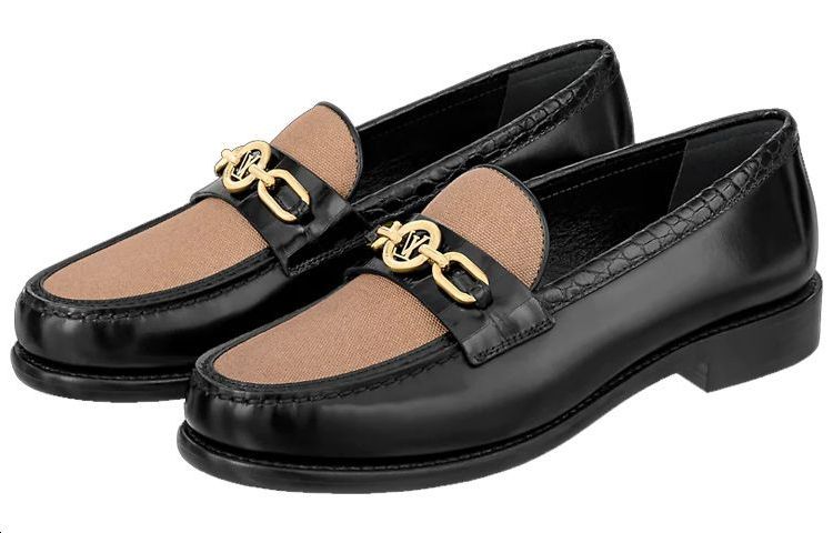 (W) LV LV Chess Loafers 'Black Brown' 圖 3