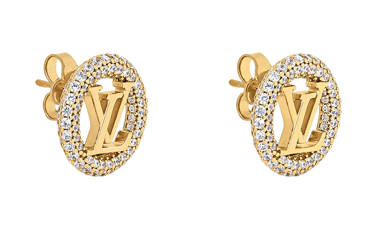 (Women) LOUIS VUITTON LV Circle Gold Fashion Metal Earrings for Women. M00757 圖 2