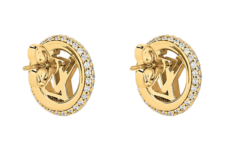 (Women) LOUIS VUITTON LV Circle Gold Fashion Metal Earrings for Women. M00757 圖 3