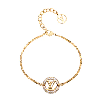 (Women) LOUIS VUITTON LV Circle Metal Bracelet for Women M00758