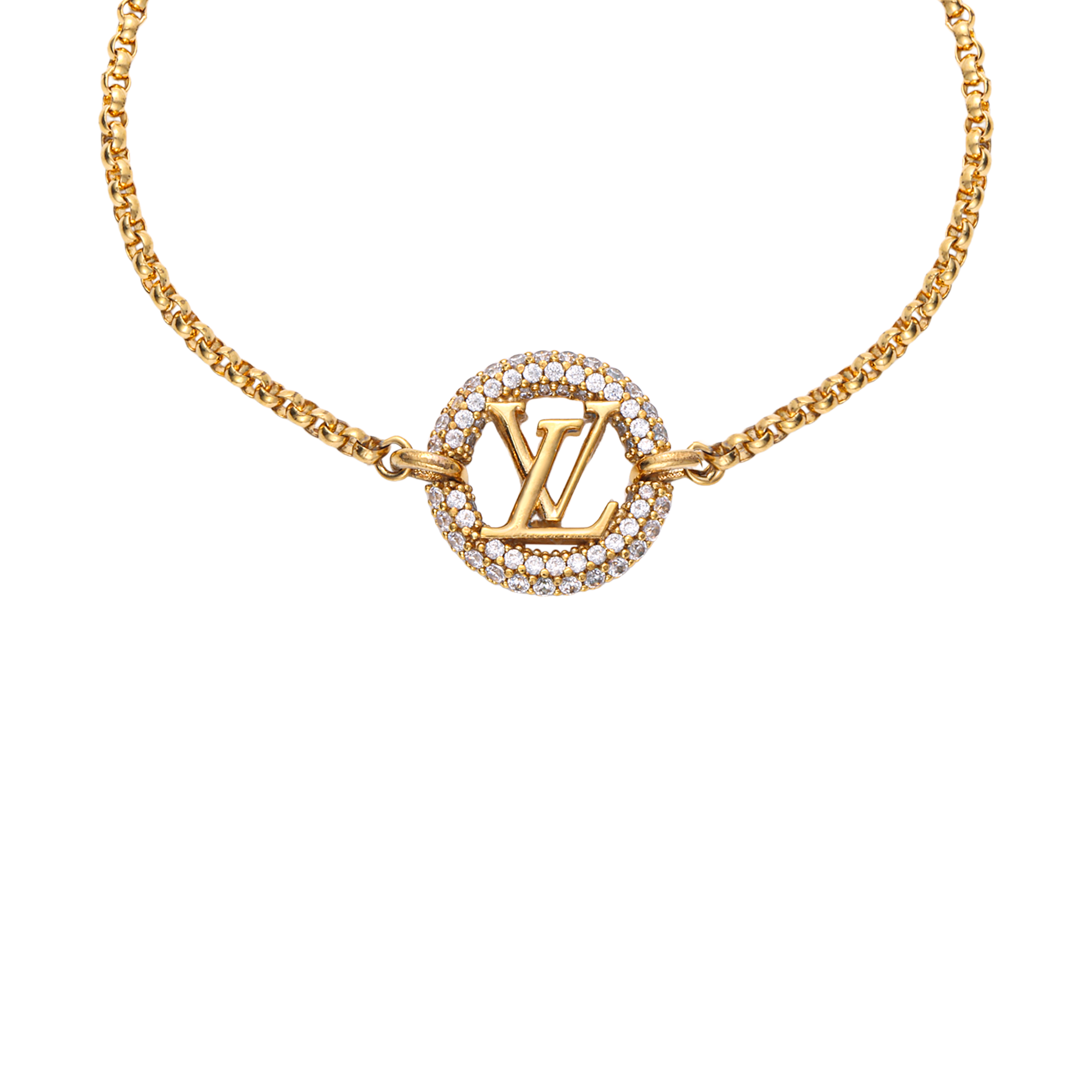Shop (Women) LOUIS VUITTON LV Circle Metal Bracelet for Women M00758