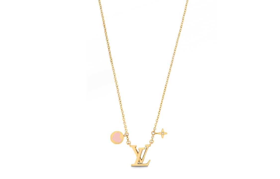 (Women) Louis Vuitton LV Circle Metal Pendant Necklace Gold for Women. M01424 圖 2