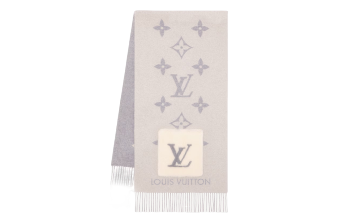 (Women) Louis Vuitton LV Cold Reykjavik Mink Pocket Cashmere Scarf with Tassels Multicolor M79232 圖 2