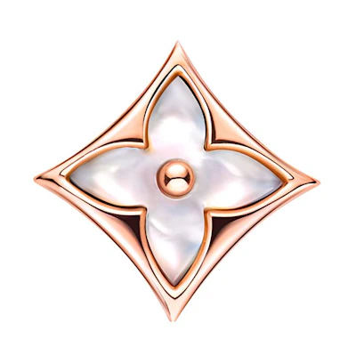 (Women) Louis Vuitton LV Color Blossom 18K Rose Gold Stud Earrings for Women - Rose Gold Q96426