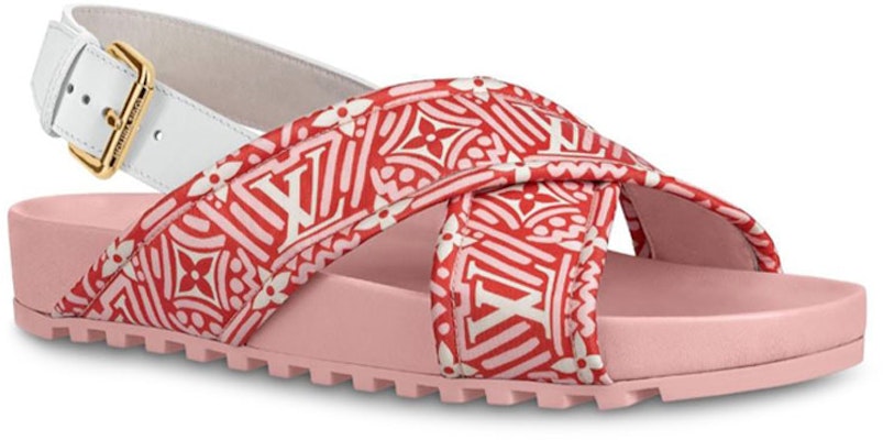 (Women) Louis Vuitton LV Crafty Bom Dia 'Pinkred White' 1A85DV Order (Women) Louis Vuitton LV Crafty Bom Dia 'Pinkred White' 1A85DV