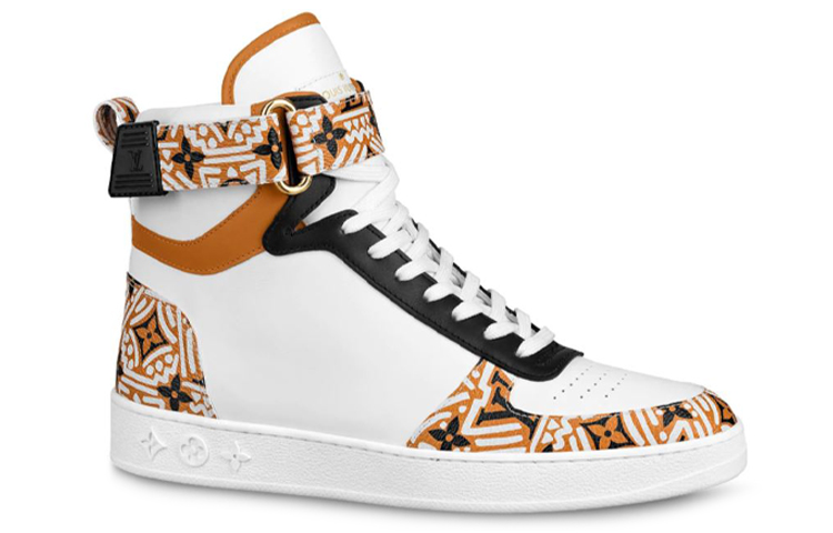 (W) LV LV Crafty Boombox High-Top Sports Boots White/Brown 圖 2