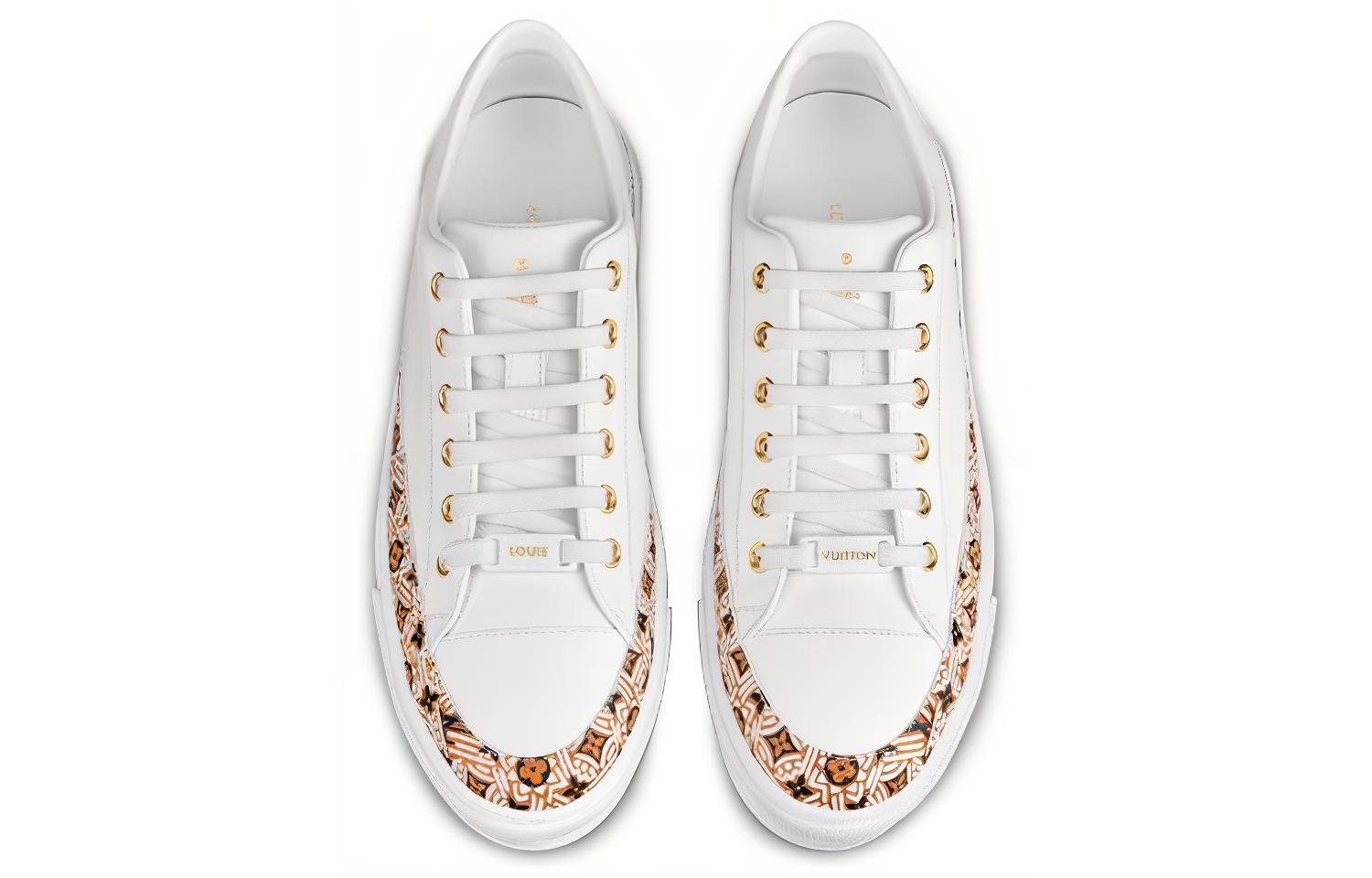 Shop (W) 루이비통 크래프티 스텔라 스니커즈 (화이트/브라운) 1A85ES