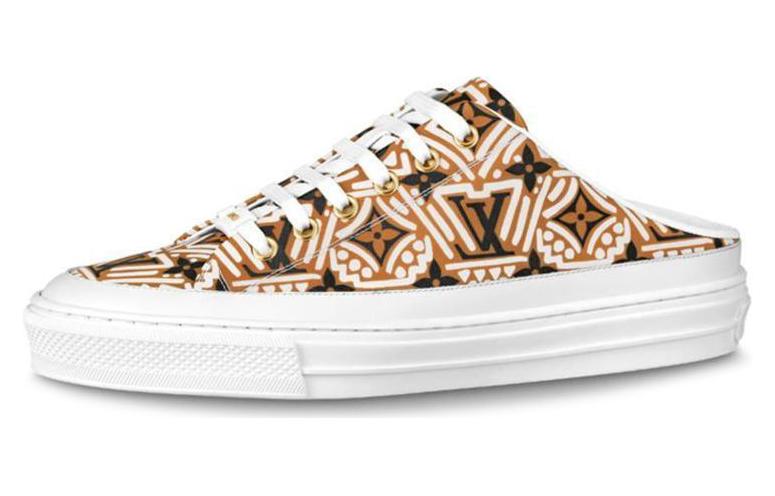 (Women) Louis Vuitton LV Crafty Stellar Mules 'Brown Black White' 1A85N8