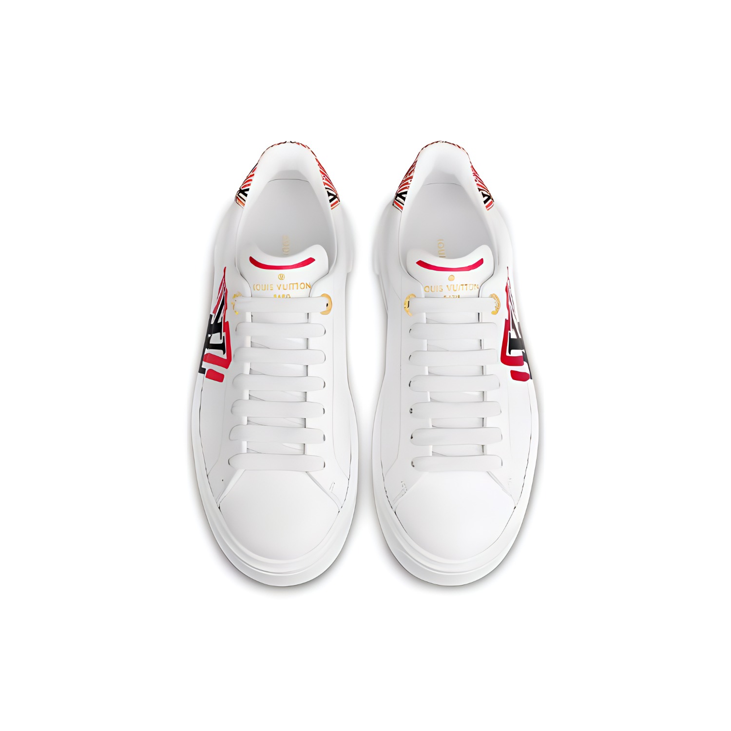 (Women) Louis Vuitton LV Crafty Time Out Sports Shoes White 1A85O3
