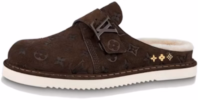 (Women) Louis Vuitton LV Easy Mules 'Brown Monogram' 1AAQVE (Women) Louis Vuitton LV Easy Mules 'Brown Monogram' 1AAQVE