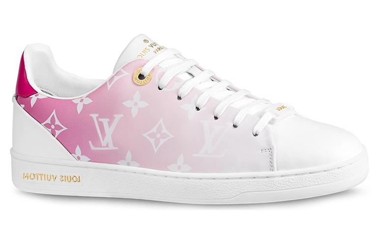 Order (W) Louis Vuitton LV Frontrow Sneakers Merah Jambu/Merah 1A87CA