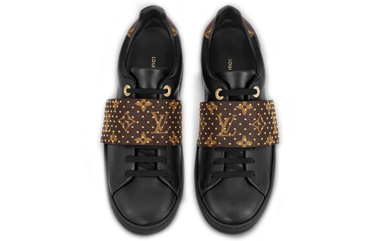(W) LV LV Frontrow Sports Shoes Black/Brown 圖 4