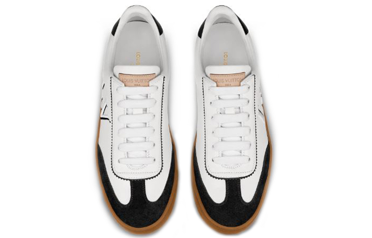 Shop (W) Louis Vuitton LV Frontrow Sportschoenen Zwart/Wit 1A579H