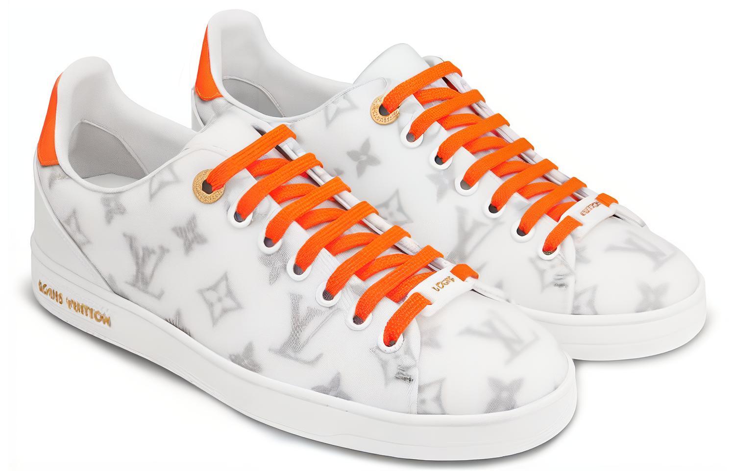 (W) LV LV Frontrow Sports Shoes Orange/White 圖 2