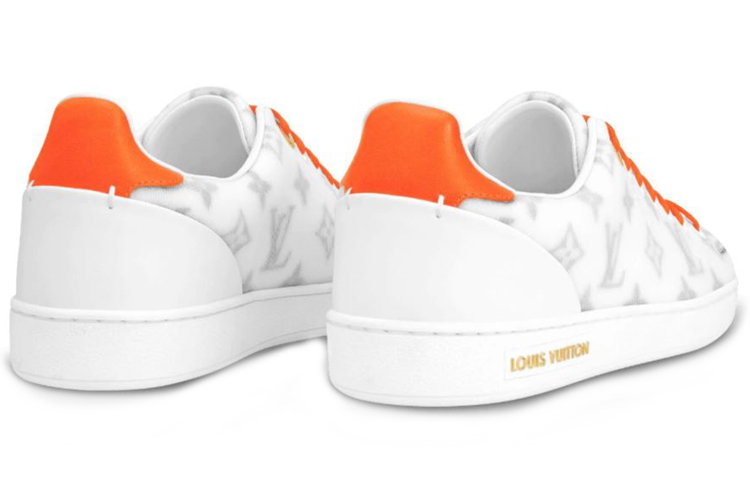 (W) LV LV Frontrow Sports Shoes Orange/White 圖 3