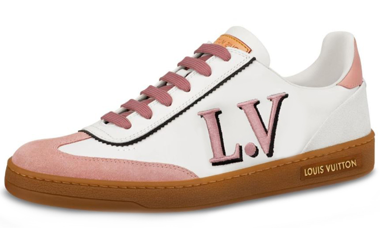 (Women) Louis Vuitton LV Frontrow Sports Shoes Pink/White 1A5798