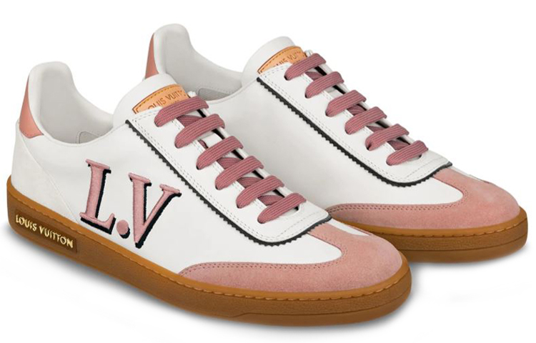 Order LOUIS VUITTON Frontrow 低幫 時尚板鞋 女款 粉白