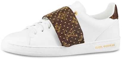 (Women) Louis Vuitton LV Frontrow Sports Shoes White/Brown 1A4G1R (Women) Louis Vuitton LV Frontrow Sports Shoes White/Brown 1A4G1R