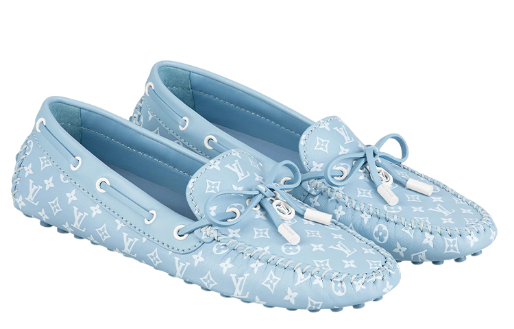 Lookbook (W) Louis Vuitton LV Gloria Mocassins ''Monogram Bleu'' 1A9S8W
