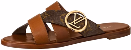 (Women) Louis Vuitton LV Horizon Line Sandals 'Brown' 1A5BHZ (Women) Louis Vuitton LV Horizon Line Sandals 'Brown' 1A5BHZ
