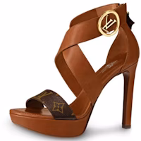 (Women) Louis Vuitton LV Horizon Platform Cross 'Brown' 1A5BZ9 (Women) Louis Vuitton LV Horizon Platform Cross 'Brown' 1A5BZ9
