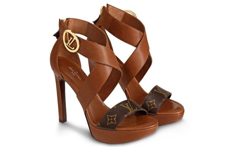 Lookbook (Women) Louis Vuitton LV Horizon Platform Cross 'Brown' 1A5BZ9