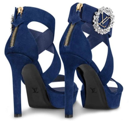 (Women) Louis Vuitton LV Horizon Platform Sandals Blue 1A5IY3 Shop (Women) Louis Vuitton LV Horizon Platform Sandals Blue 1A5IY3