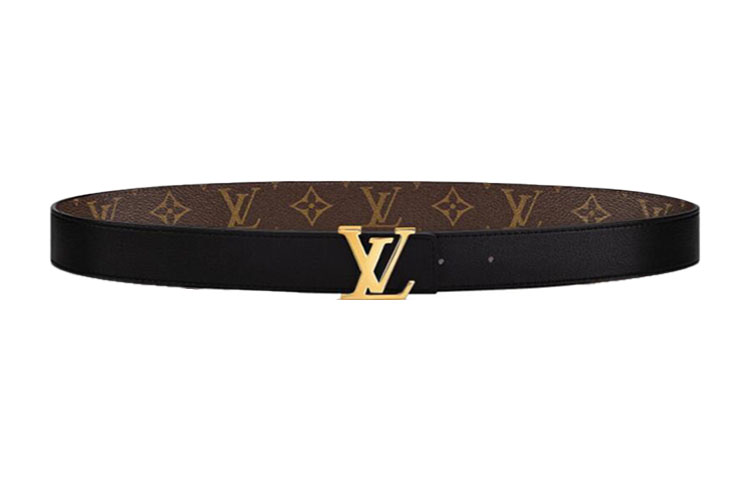 (Women) LOUIS VUITTON LV Initiales Reversible Belt Black 3cm Women Original Box M9453 圖 4