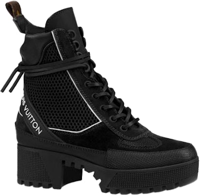 (Women) Louis Vuitton LV Laureate Suede Small Cowhide Martin boots Black 1A4W5E Order (Women) Louis Vuitton LV Laureate Suede Small Cowhide Martin boots Black 1A4W5E
