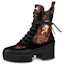 Buy (W) Louis Vuitton LV Laureate Stiefeletten Schwarz Braun mit dicker Sohle 1A52IF