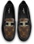 Lookbook (W) Louis Vuitton LV Loafers 'Hitam dengan Monogram dan Dekorasi Emas' 1AACXG