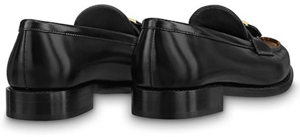 (W) Louis Vuitton LV Loafers 'Hitam dengan Monogram dan Dekorasi Emas' 1AACXG Shop (W) Louis Vuitton LV Loafers 'Hitam dengan Monogram dan Dekorasi Emas' 1AACXG