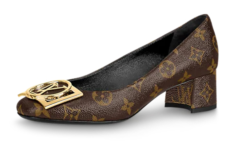 Buy (W) (レディース) ルイ・ヴィトン LV マドレーヌ・ブロックヒール 'ブラウンモノグラム' 1A8NCJ 1A8NCJ