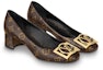 Lookbook (Women) Louis Vuitton LV Madeleine Block Heels 'Brown Monogram' 1A8NCJ