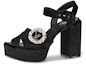 Buy (W) Louis Vuitton LV Madeleine Sandal Bertapak 'Hitam' 1A5KJF
