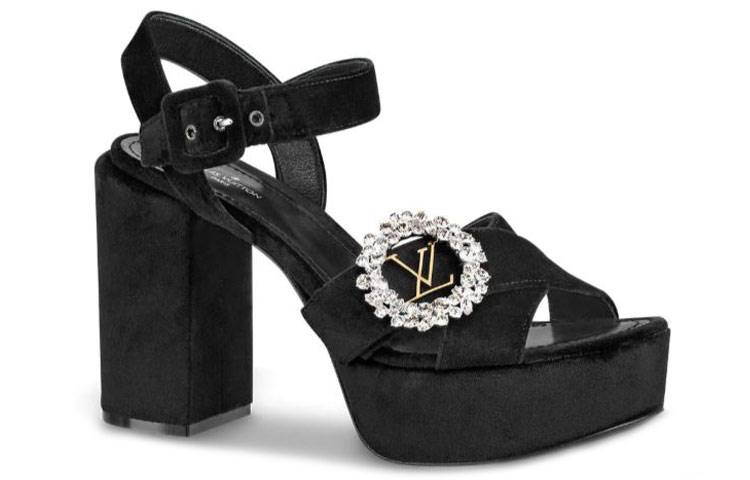 Order (W) ルイ・ヴィトン マドレーヌ プラットフォームサンダル (黒) 1A5KJF