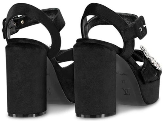 路易威登 Horizon Platform 天鵝絨 女款 涼鞋 黑色 Shop 路易威登 Horizon Platform 天鵝絨 女款 涼鞋 黑色