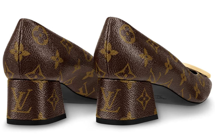 Shop (W) Louis Vuitton LV Sepatu Hak Madeleine 'Coklat Monogram' 1A4XBG