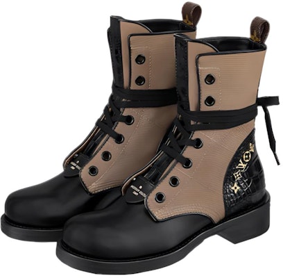 (Women) Louis Vuitton LV Metropolis Flat Ranger Boots 'Brown' 1A9CHU Lookbook (Women) Louis Vuitton LV Metropolis Flat Ranger Boots 'Brown' 1A9CHU