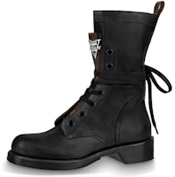 (Women) Louis Vuitton LV Metropolis Ranger Small Cowhide Martin boots Black 1A64V5 (Women) Louis Vuitton LV Metropolis Ranger Small Cowhide Martin boots Black 1A64V5