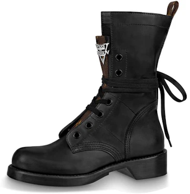 (W) Louis Vuitton LV Metropolis Ranger Boots Kulit Sapi Martin Hitam Kecil 1A64V5 Buy (W) Louis Vuitton LV Metropolis Ranger Boots Kulit Sapi Martin Hitam Kecil 1A64V5