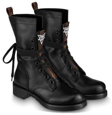 (Women) Louis Vuitton LV Metropolis Ranger Small Cowhide Martin boots Black 1A64V5 Lookbook (Women) Louis Vuitton LV Metropolis Ranger Small Cowhide Martin boots Black 1A64V5