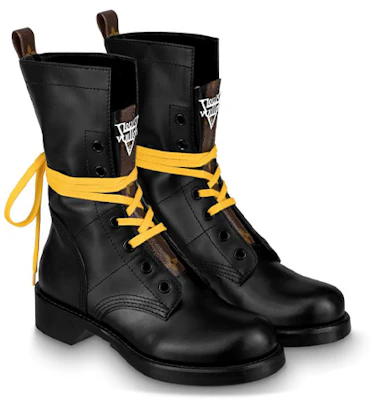 (W) Louis Vuitton LV Metropolis Ranger Boots Kulit Sapi Martin Hitam Kecil 1A64V5 Purchase (W) Louis Vuitton LV Metropolis Ranger Boots Kulit Sapi Martin Hitam Kecil 1A64V5
