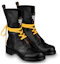 Purchase (W) Louis Vuitton LV Metropolis Ranger Boots Kulit Sapi Martin Hitam Kecil 1A64V5