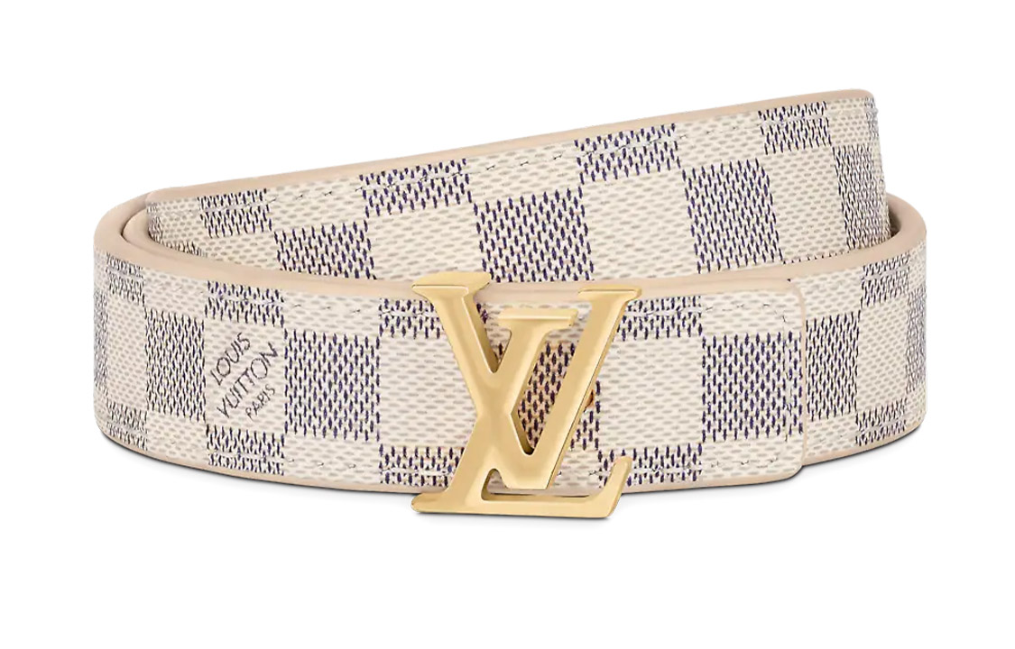 (Women) Louis Vuitton LV Monogram Buckle Stylish Comfort Belt Women Pink 2cm Wide M0466W 圖 4