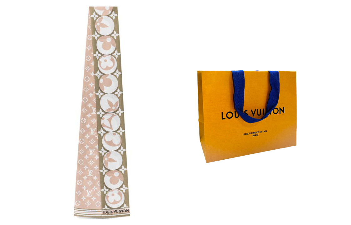 Purchase (Women) Louis Vuitton LV Monogram Marbles Pink Hair Tie  Accessory. M77531