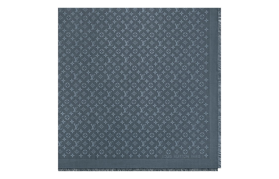 Purchase (W) 路易威登LV Monogram碳蓝色披肩 2021新款 M76876