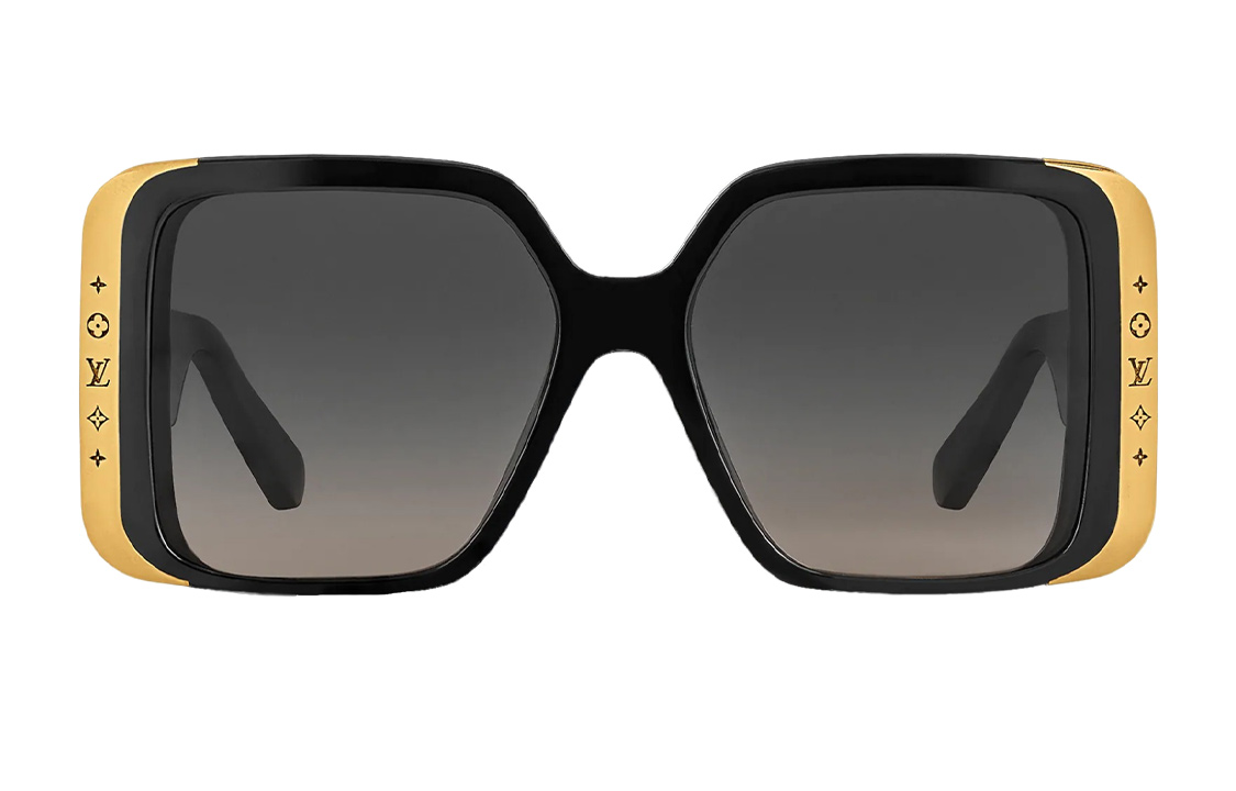 (Women) Louis Vuitton LV Moon Square  Black Square Frame Sunglasses Z1664E 圖 3