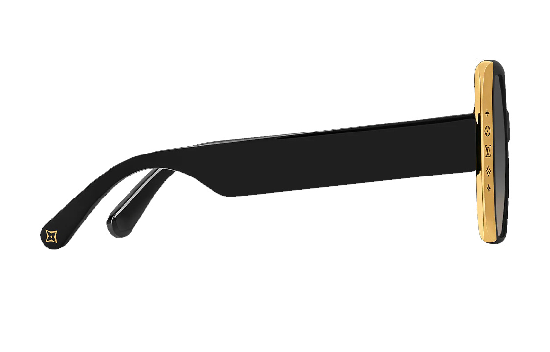 (Women) Louis Vuitton LV Moon Square  Black Square Frame Sunglasses Z1664E 圖 5