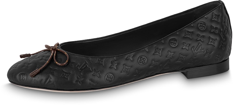 (Women) Louis Vuitton LV Nina Flat Ballerina Shoes 'Black Monogram' 1ABHB3 Buy (Women) Louis Vuitton LV Nina Flat Ballerina Shoes 'Black Monogram' 1ABHB3